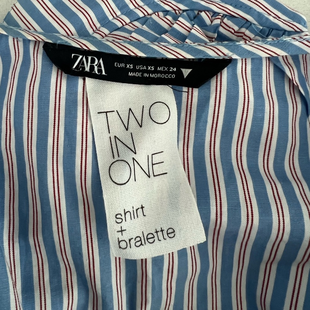 Zara Bralette and Shirt Matching Set